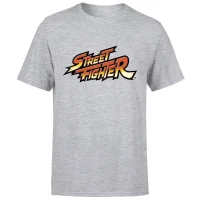 Street Fighter Logo Men's T-Shirt - Grey