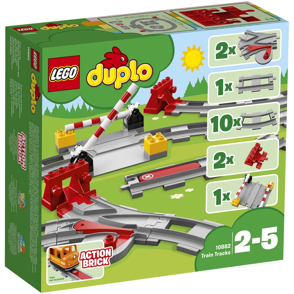 LEGO DUPLO Town: Train Tracks Building Set (10882) Image 1
