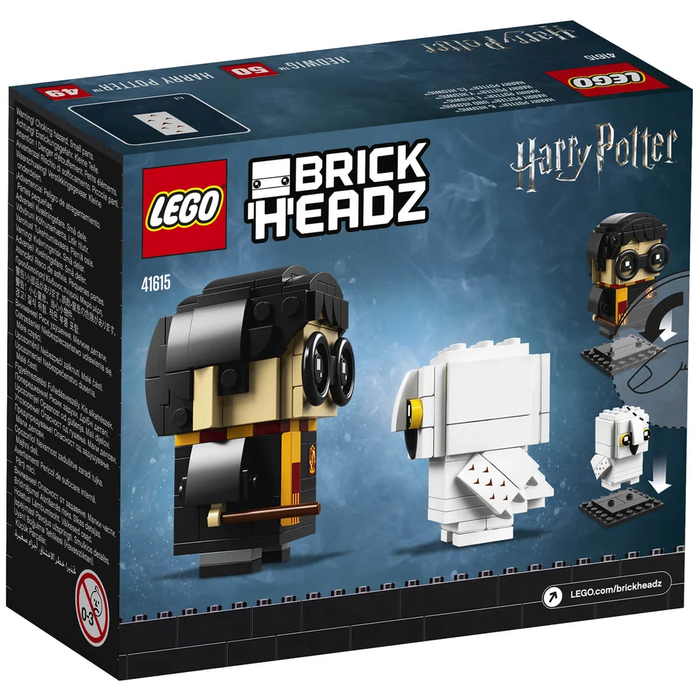LEGO Brickheadz Harry Potter: Harry Potter & Hedwig (41615) Image 1
