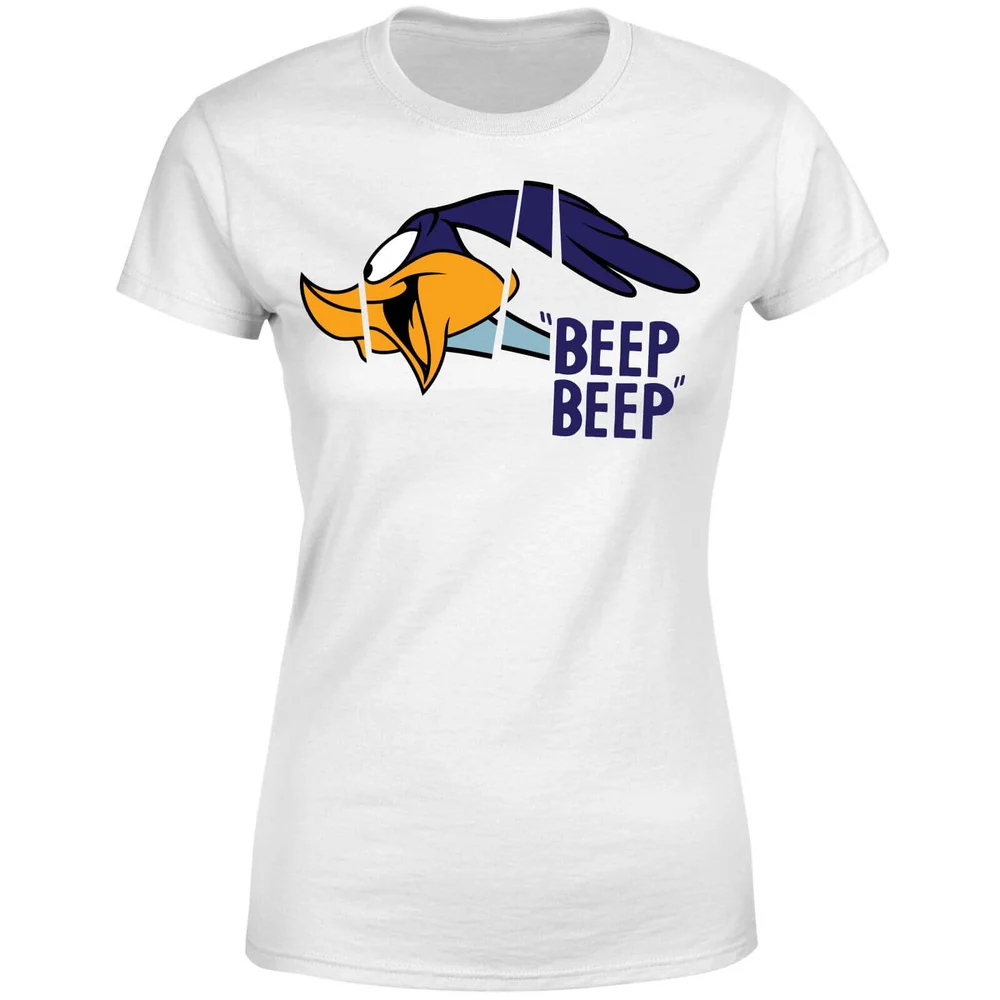 Looney Tunes Road Runner Beep Beep Women's T-Shirt - White - S Image 1