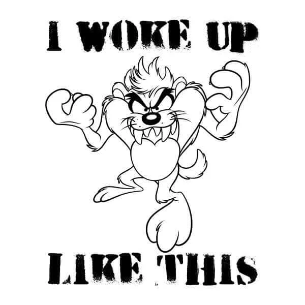 Looney Tunes I Woke Up Like This Sweatshirt - White