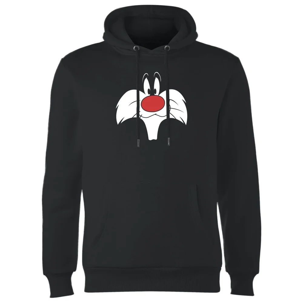 Looney Tunes Sylvester Big Face Hoodie - Black - S Image 1