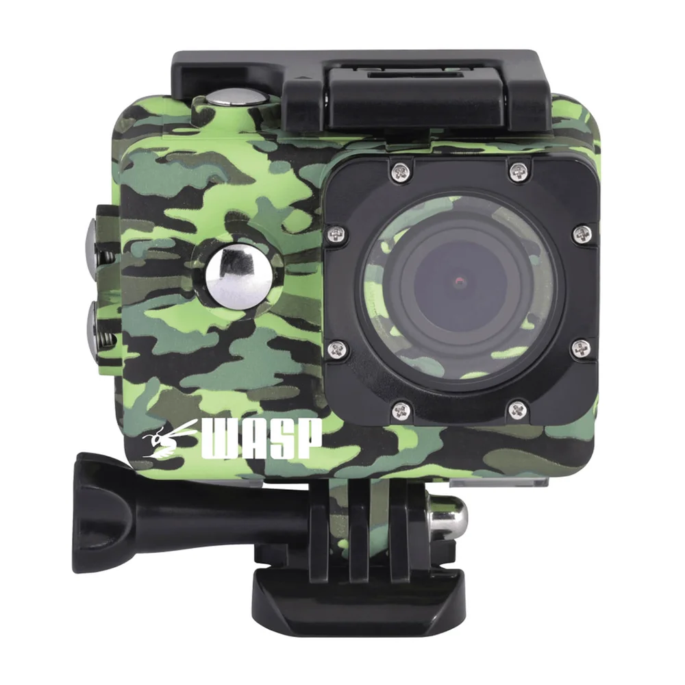 Waspcam 9942 Wi-Fi 4K Sports Action Camcorder - Camo Image 1