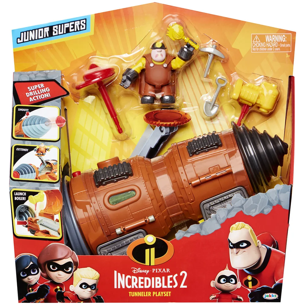 Jakks Pacific Disney Incredibles 2 Underminer Vehicle Image 1