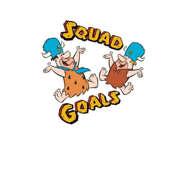 The Flintstones Squad Goals Sweatshirt - White