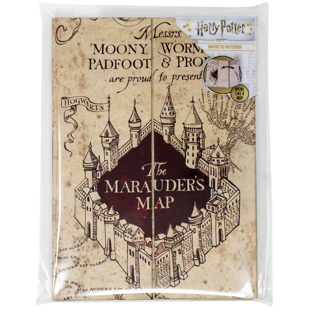 Harry Potter Maurader's Map A5 Notebook Image 1