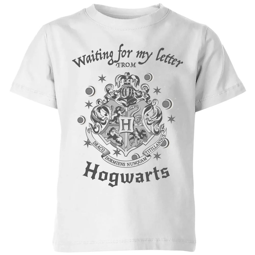 Harry Potter Waiting For My Letter From Hogwarts Kids' T-Shirt - White - 3-4 Years Image 1