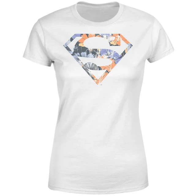 DC Originals Floral Superman Women's T-Shirt - White