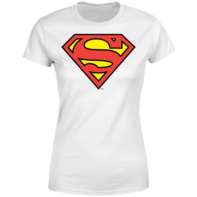 DC Originals Official Superman Shield Women's T-Shirt - White