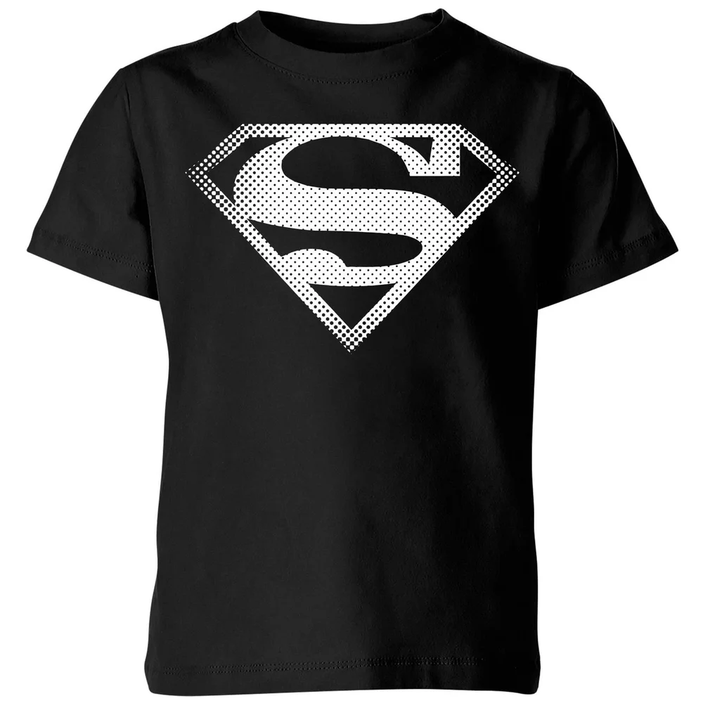 DC Originals Superman Spot Logo Kids' T-Shirt - Black - 3-4 Years Image 1