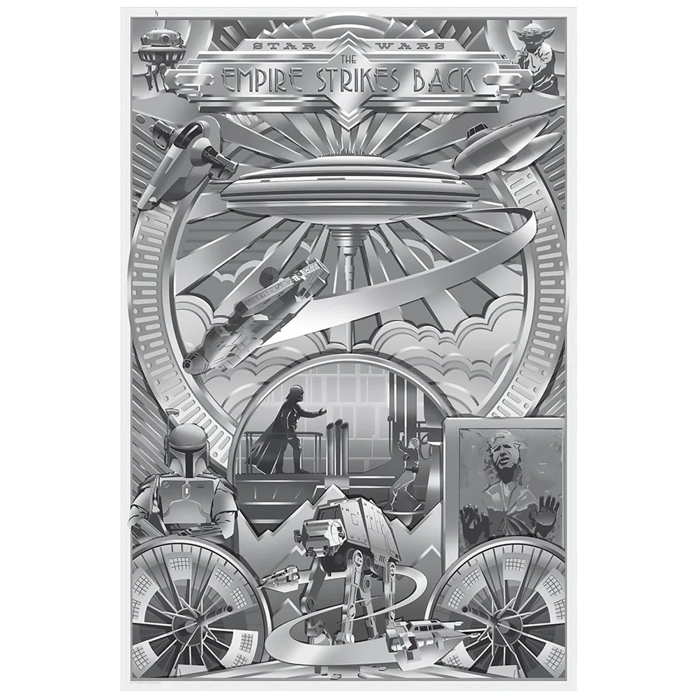 Star Wars "Darkness Shines" Screenprint by Steve Thomas - Zavvi Exclusive Image 1