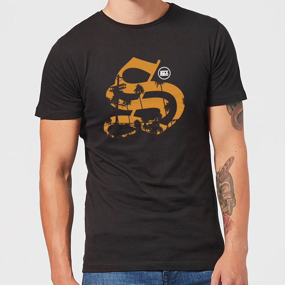Stay Strong Palm Logo Men's T-Shirt - Black - 3XL Image 1