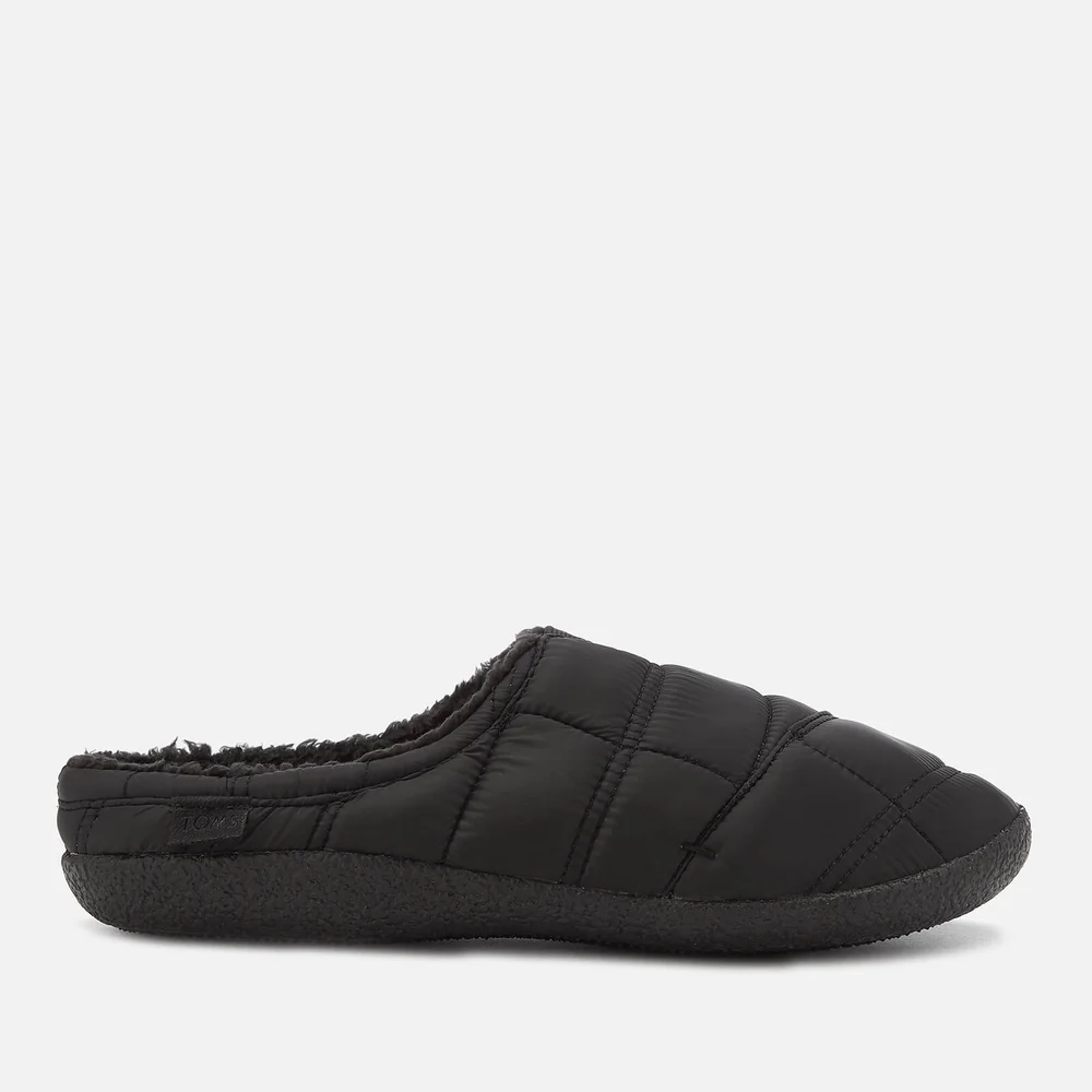 TOMS Men's Berkeley Quilted Slippers - Black - UK 7 - Black Image 1