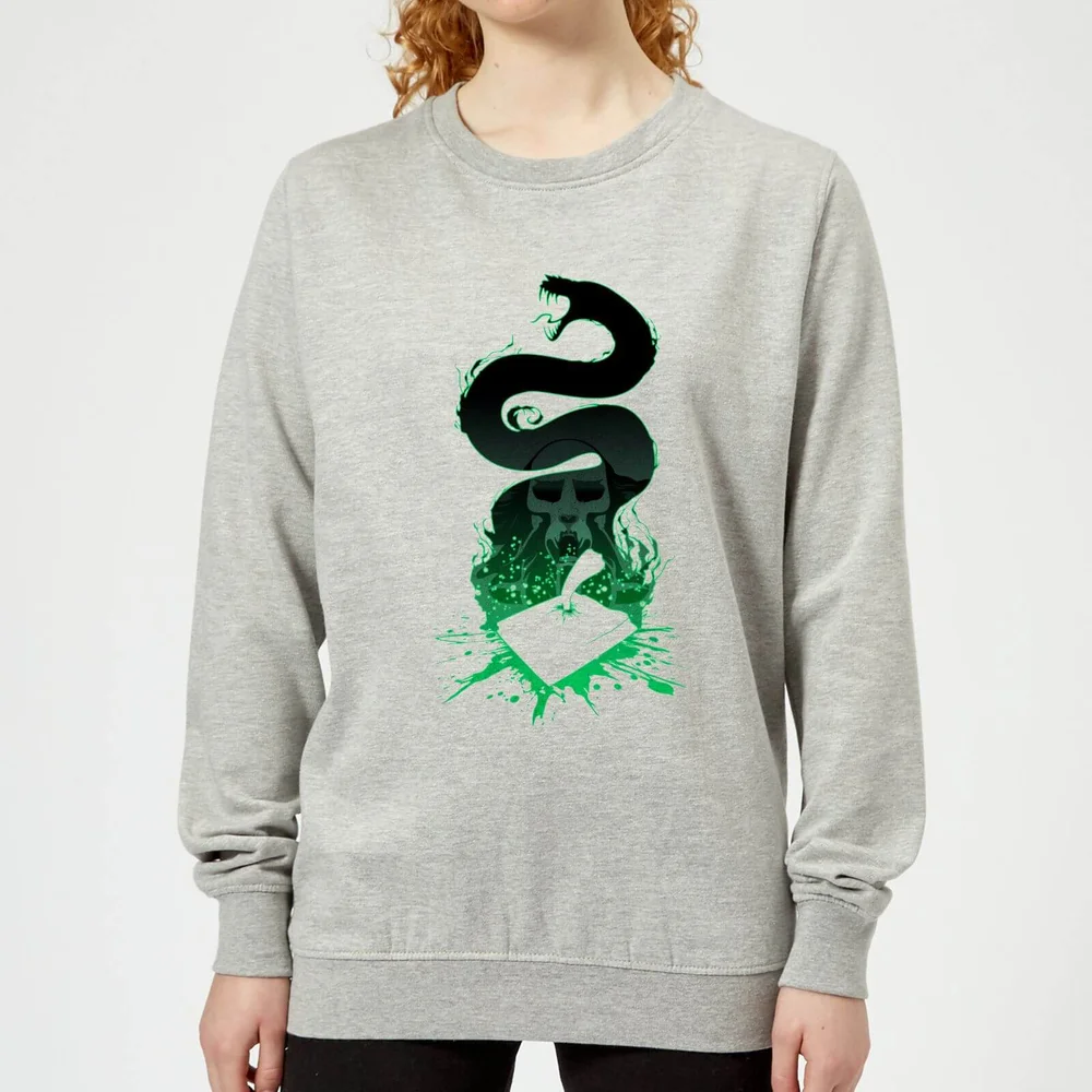 Harry Potter Basilisk Silhouette Women's Sweatshirt - Grey - 3XL - Grey Image 1