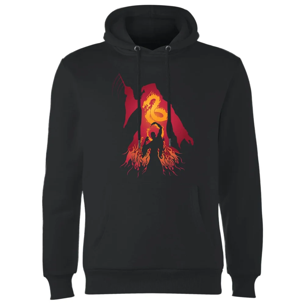 Harry Potter Dumbledore Silhouette Hoodie - Black - S - Black Image 1