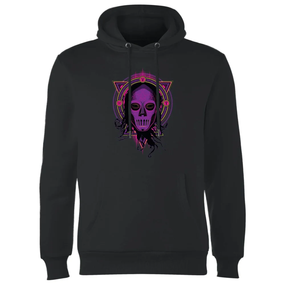 Harry Potter Neon Death Eater Hoodie - Black - S - Black Image 1