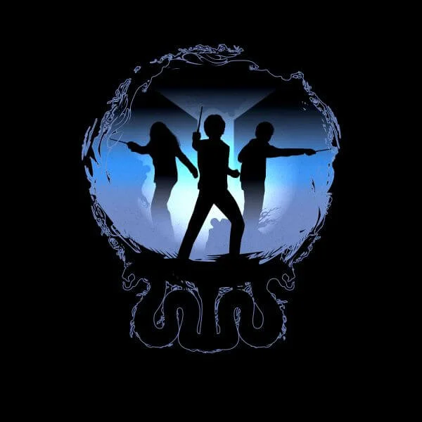 Harry Potter Silhouette Attack Women's T-Shirt - Black