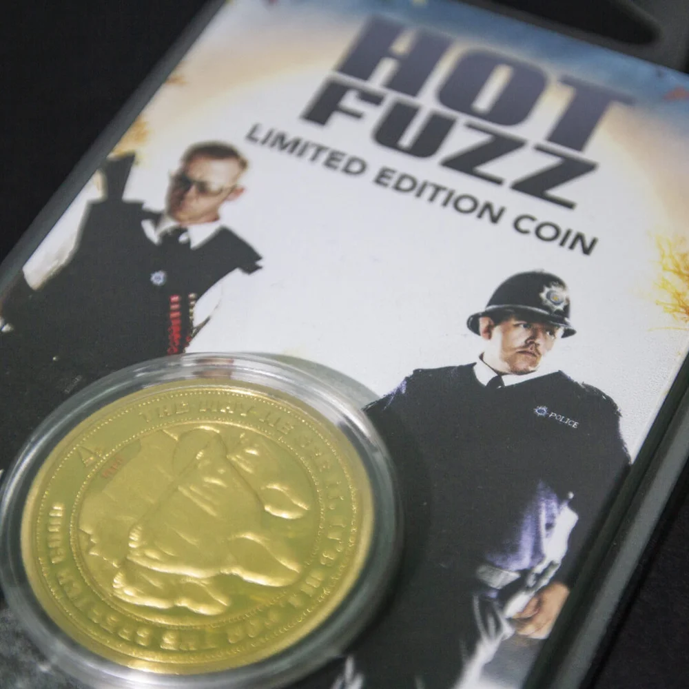Hot Fuzz "For The Greater Good" Collectors Coin: Gold Variant - Zavvi Exclusive (Limited to 1000) Image 1