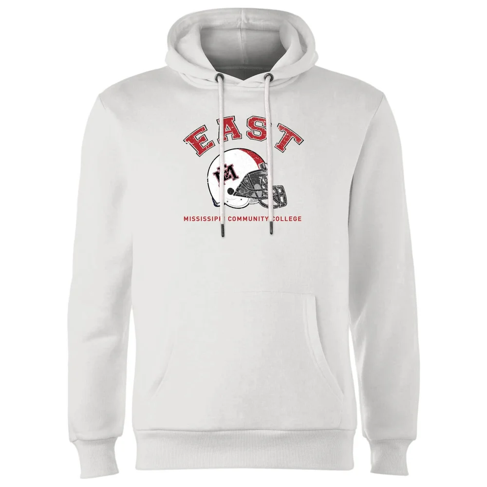 East Mississippi Community College Helmet Hoodie - White - S - White Image 1