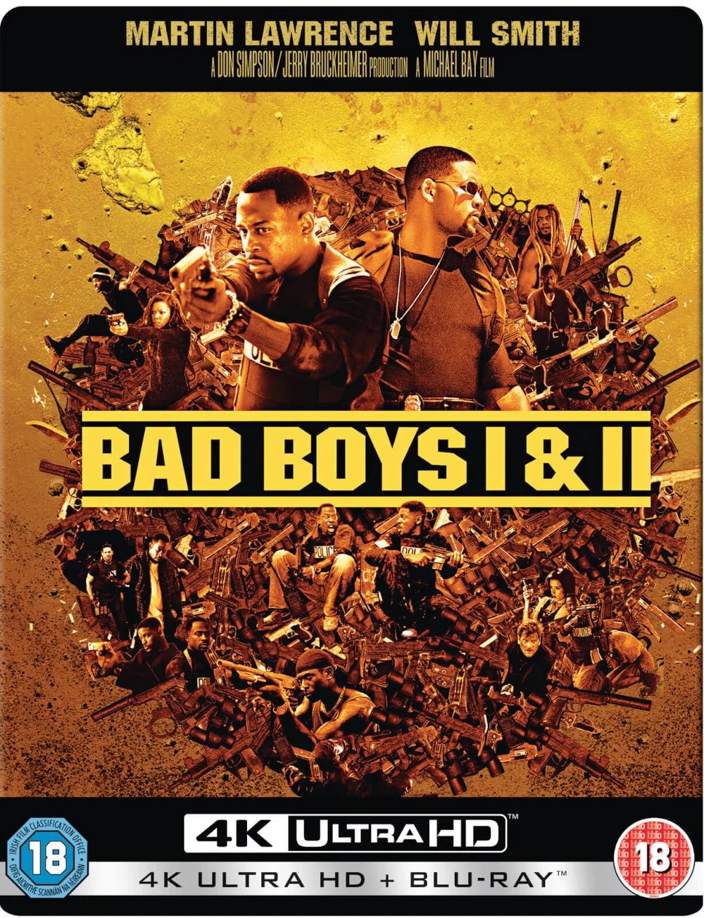Bad Boys I&II Collection 4K Ultra HD – Zavvi UK Exclusive Pop Art Steelbook Image 1