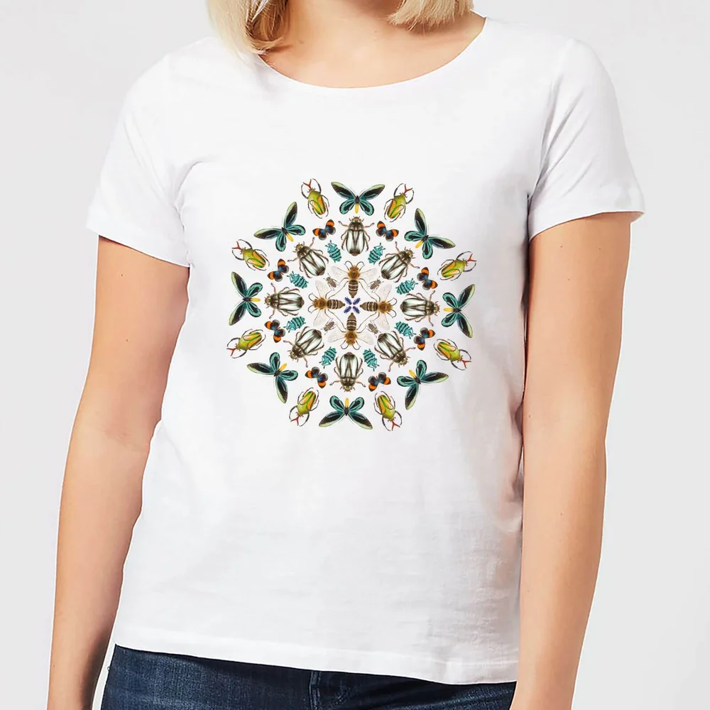 Natural History Museum Bugs And Bees Women's T-Shirt - White - S - White Image 1