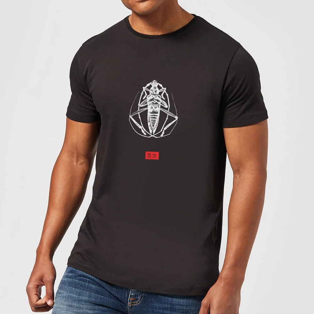 Natural History Museum Bug Fashion Print Men's T-Shirt - Black - S - Black Image 1