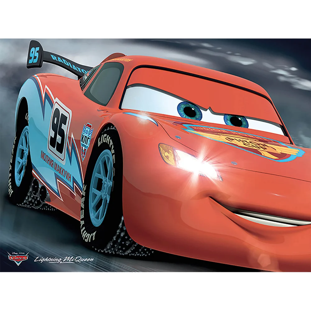 Cars (McQueen 95) 60 x 80cm Canvas Image 1