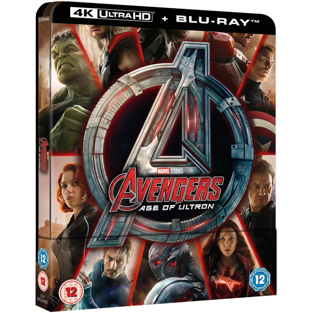 Avengers Age Of Ultron 4K Ultra HD (Includes 2D Version) - Zavvi UK Exclusive Steelbook Image 1