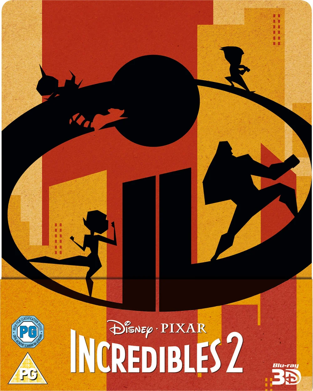 Incredibles 2 3D (Includes 2D Version) - Zavvi UK Exclusive Steelbook Image 1