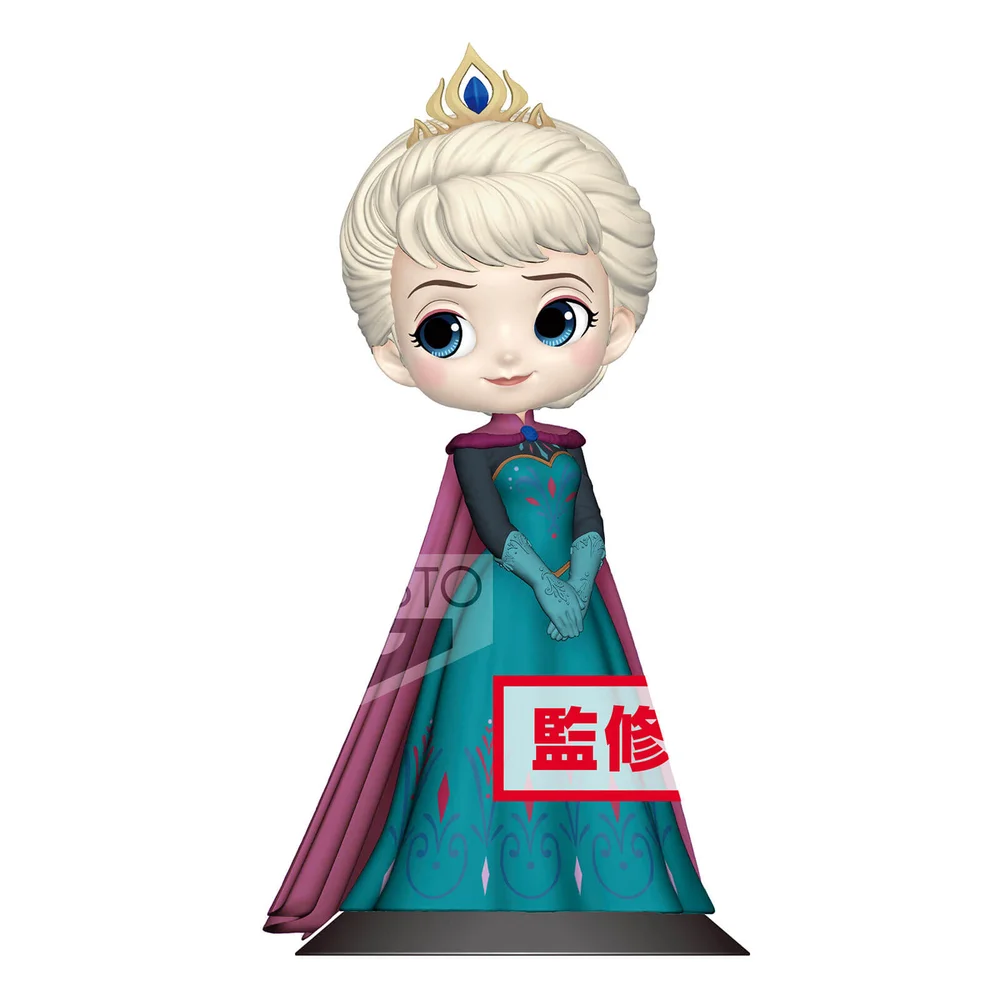 Banpresto Q Posket Disney Frozen Elsa Coronation Style Figure 14cm (Pastel Colour Version) Image 1