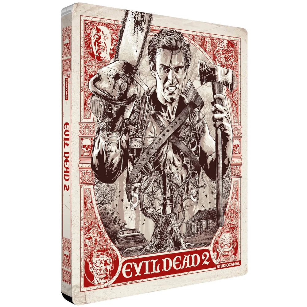Evil Dead 2 - Zavvi UK Exclusive 4K Ultra HD Steelbook (Includes 2D Blu ray) Image 1