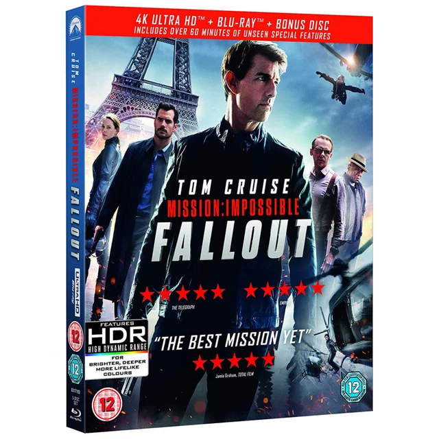 Mission: Impossible - Fallout - 4K Ultra HD (4KUHD + Blu-ray + Bonus Disc)