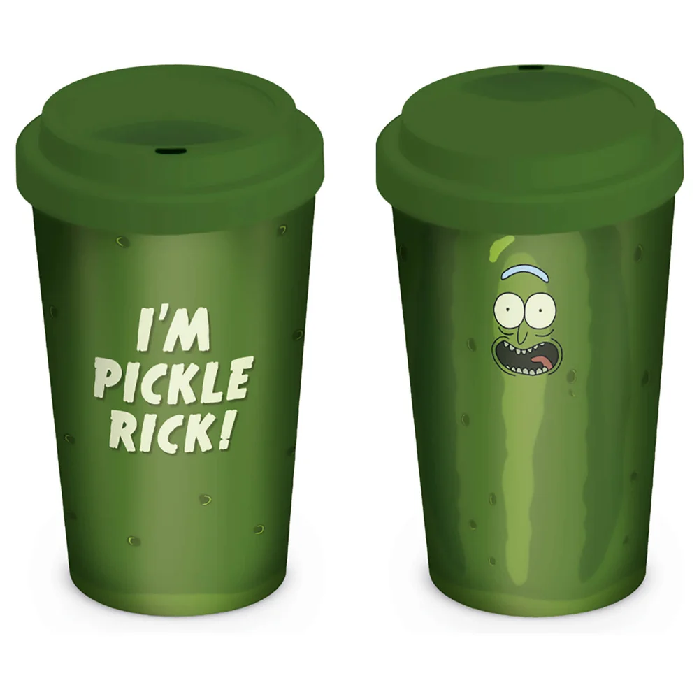 Rick and Morty (Pickle Rick) Travel Mug Image 1