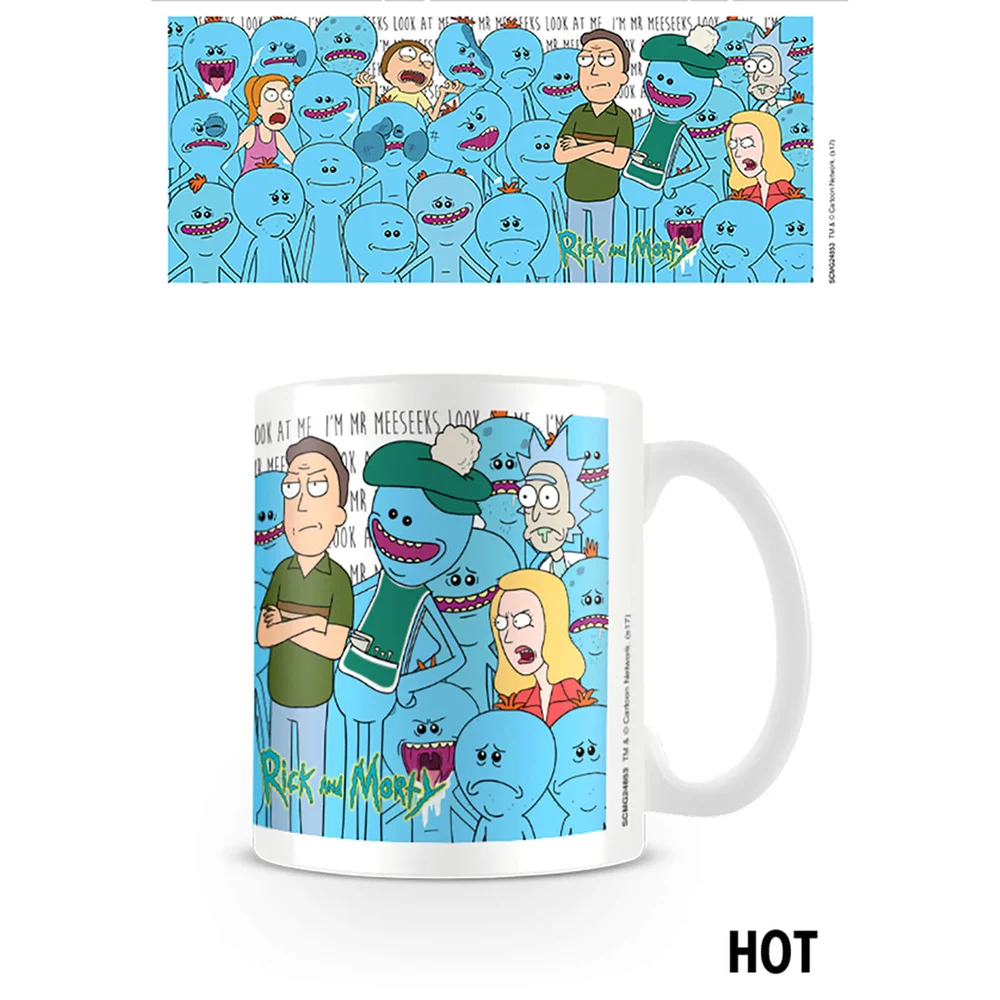 Rick and Morty (Jerry and Mr Meeseeks) Heat Changing Mug Image 1