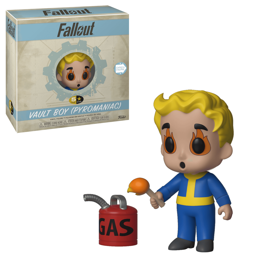 5 Star Fallout S2 Vault Boy (Pyromaniac) Vinyl Figure Image 1
