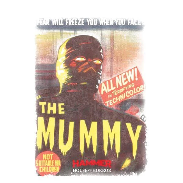 Hammer Horror The Mummy Women's T-Shirt - White