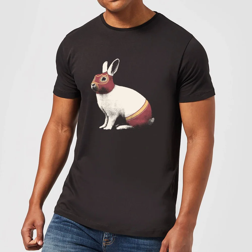 Florent Bodart Lapin Catcheur Men's T-Shirt - Black - 3XL - Black Image 1