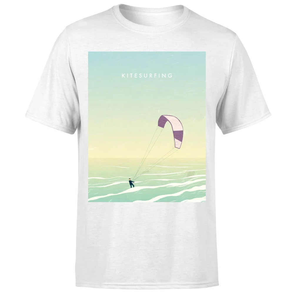 Kitesurfing Men's T-Shirt - White - 5XL Image 1
