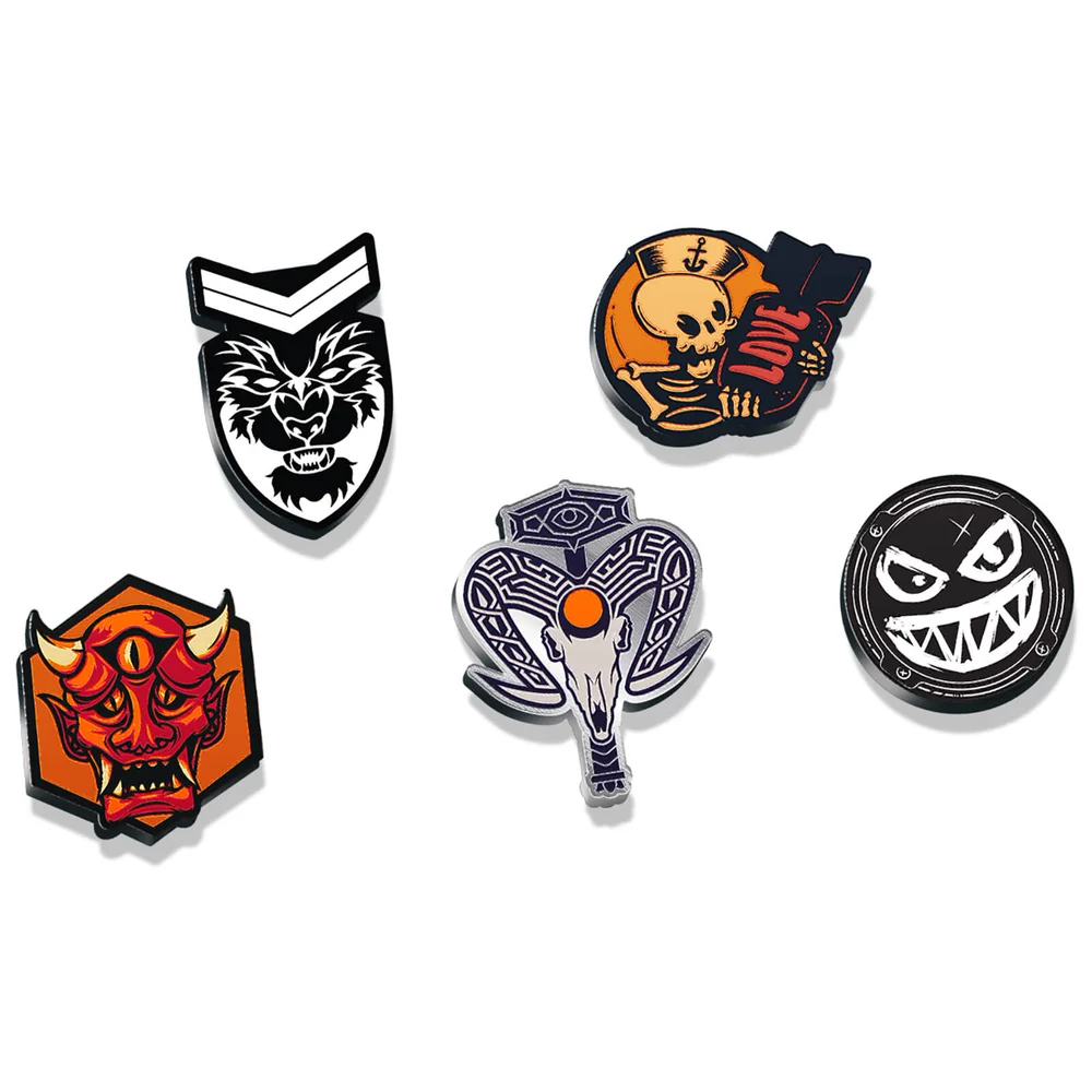 Call of Duty Black Ops IV Codebox Pin Enamel Badges Image 1