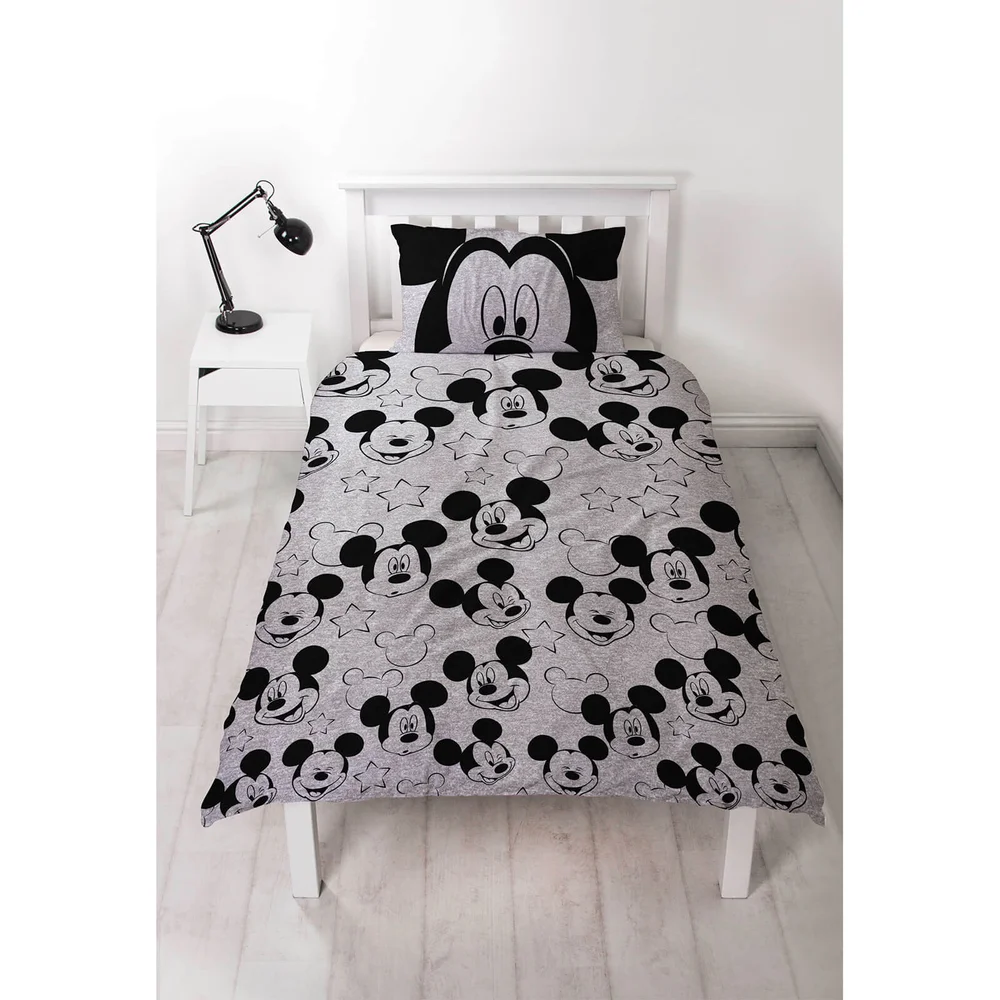 Mickey Mouse Sillhouette Duvet Set - Single Image 1