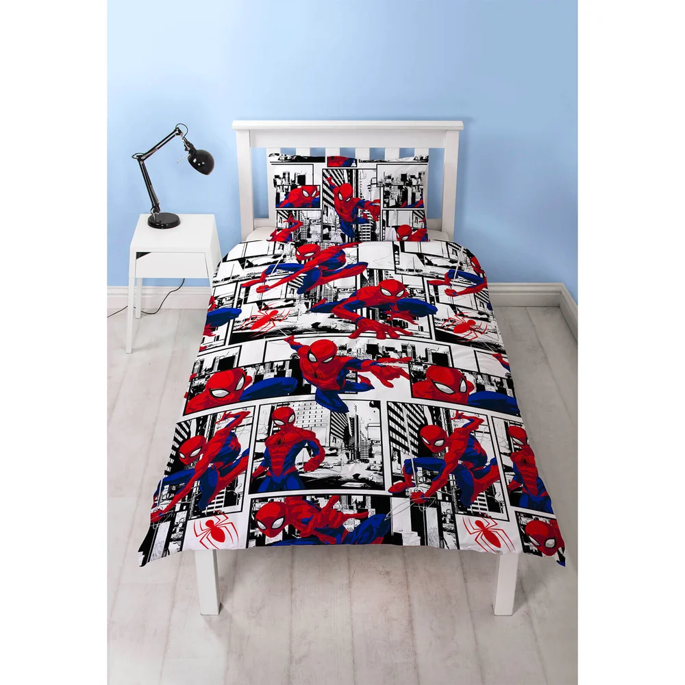 Ultimate Spiderman Metropolis Duvet Set - Single Image 1
