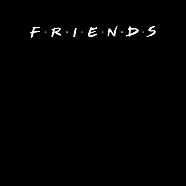 Friends Logo Women's T-Shirt - Black