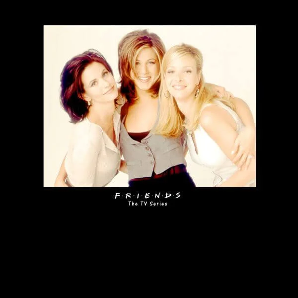 Friends Girls Women's T-Shirt - Black