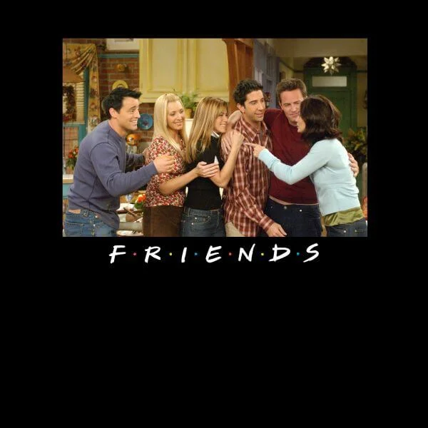 Friends Cast Shot Women's T-Shirt - Black