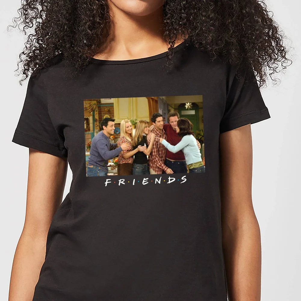 Friends Cast Shot Women's T-Shirt - Black - S Image 1