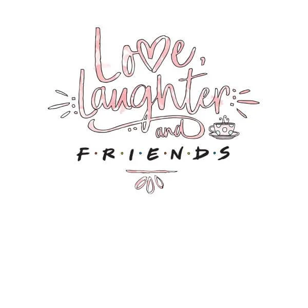 Friends Love Laughter Women's T-Shirt - White