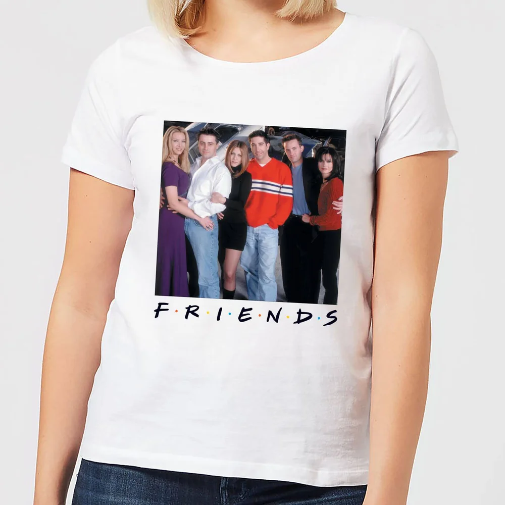 Friends Cast Pose Women's T-Shirt - White - S Image 1