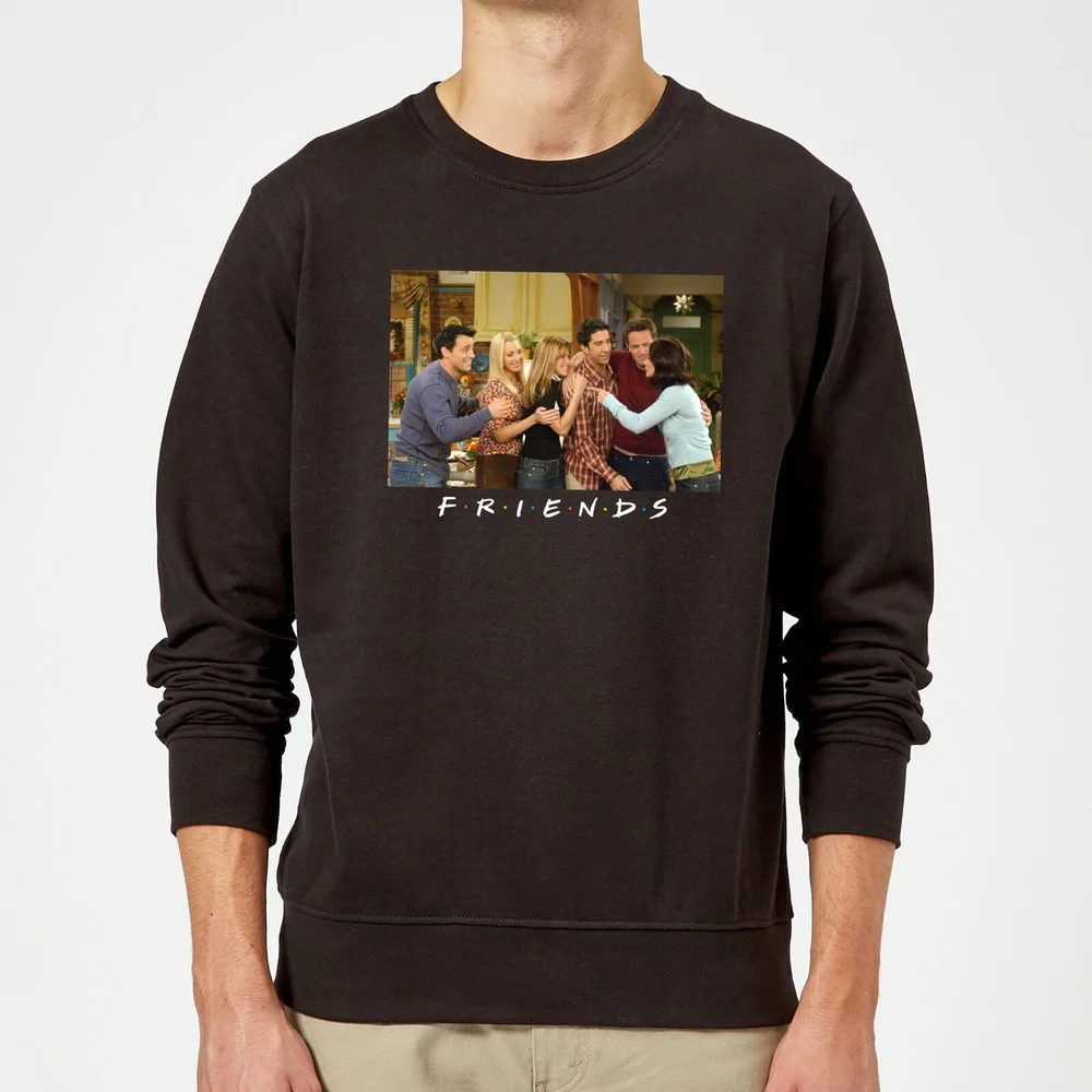 Friends Cast Shot Sweatshirt - Black - S Image 1