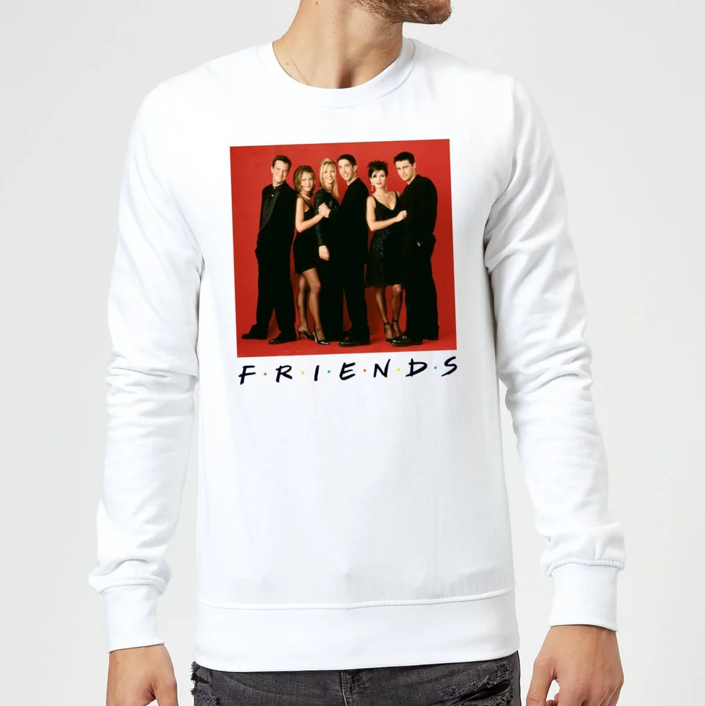 Friends Character Pose Sweatshirt - White - S Image 1