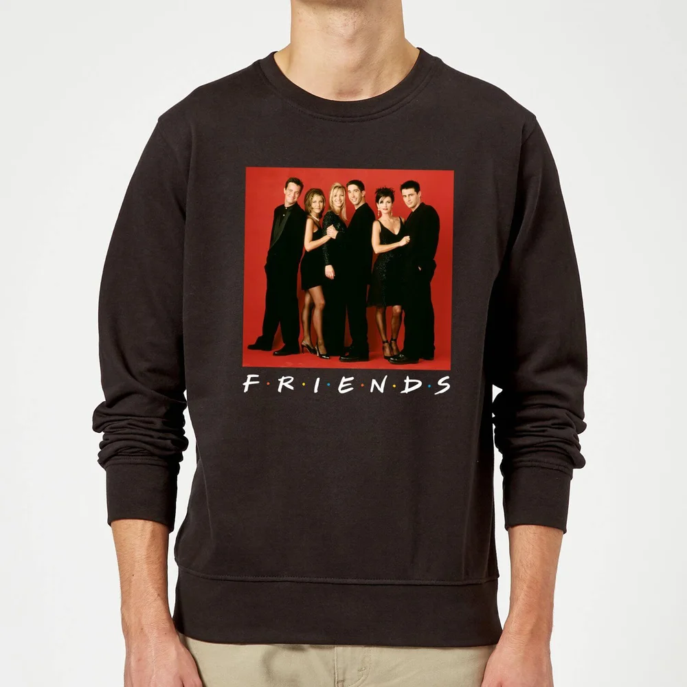 Friends Character Pose Sweatshirt - Black - S Image 1
